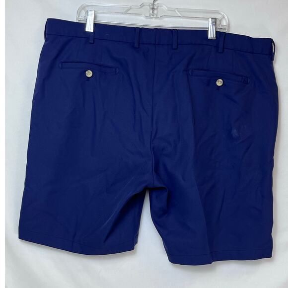 Peter Millar Men 42 Blue Golf Athleisure Athletic Vacation Shorts - Excellent! - Picture 2 of 8
